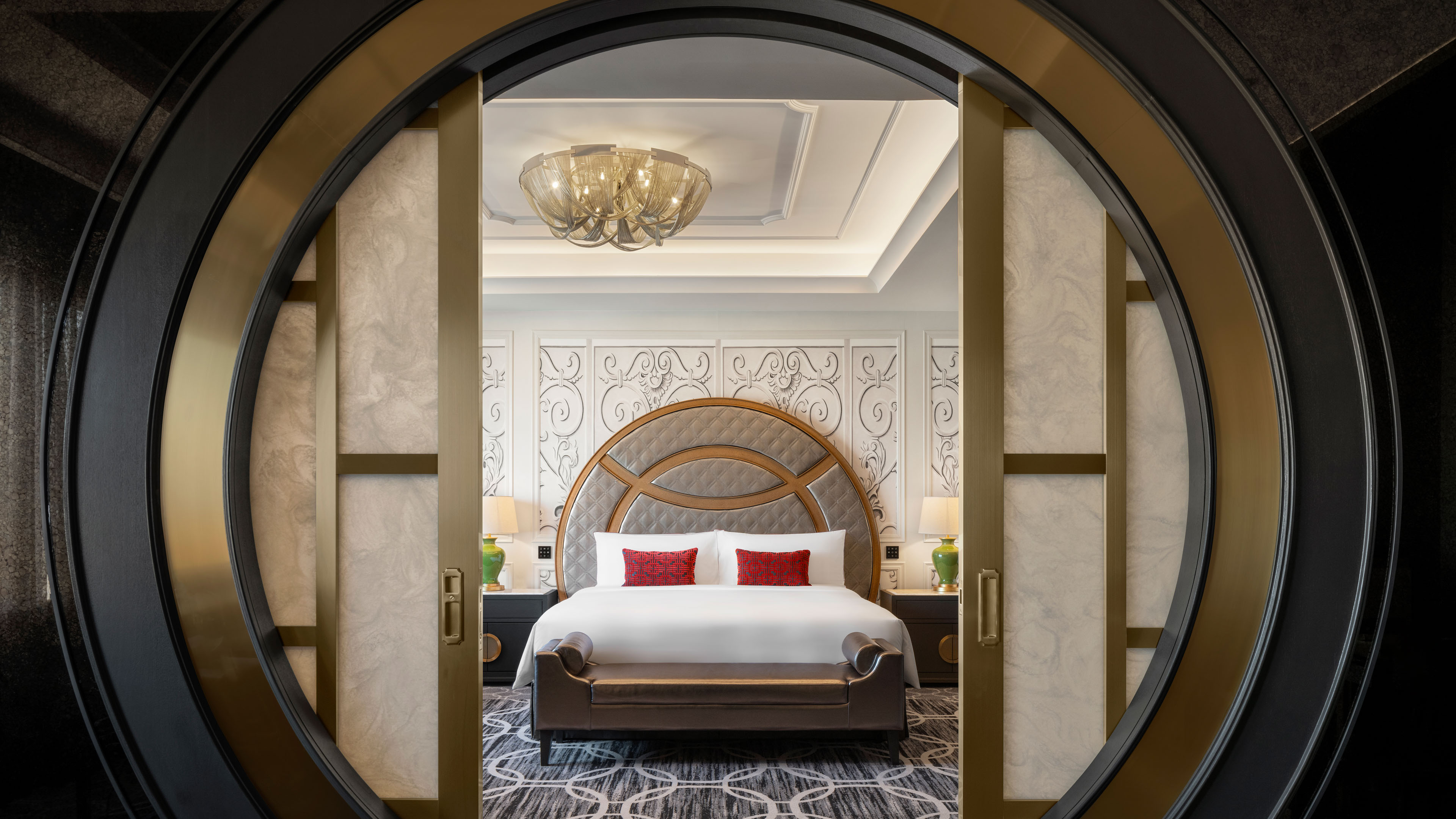 Luxury room inside Karl Lagerfeld hotel